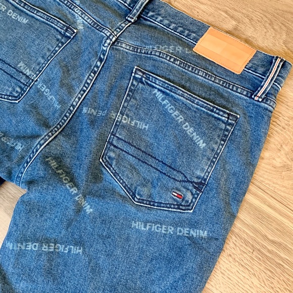 Tommy Hilfiger- Logo Jeans RARE Slim Straight Fit - Picture 5 of 8